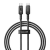 BASEUS Cable Tipo C A C Irrompible de 100W (2 metros) - Negro