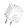 BASEUS Cubo de Carga Rápida GAN5S de 20W - Blanco