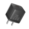 BASEUS Cubo de Carga Rápida GAN5S de 20W - Negro