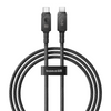 BASEUS Cable Tipo C A C Irrompible de 100W (1 metro) - Negro