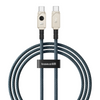 BASEUS Cable Tipo C A C Irrompible de 100W (1 metro) - Blanco